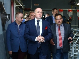 Борис Дубровский: «С вводом нового комплекса компании «Ромкор» производство свинины в регионе вырастет на 7%»